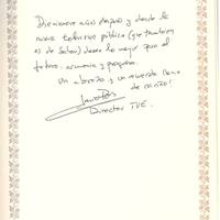 Javier Pons, Director TVE, 2008