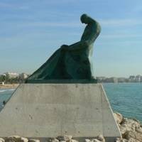 Monument El Pescador de Ramon Ferrán - Espigó del Moll