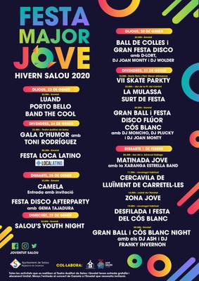 La regidoria de Joventut aposta pel talent local en aquesta Festa Major d’hivern de Salou 2020