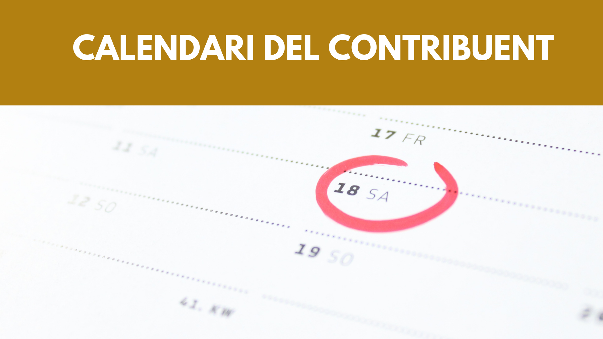 CALENDARI