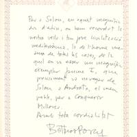 Baltasar Porcel (Conferencia), 3-8-2002
