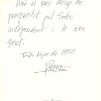 Josep Parnau, Degà Col·legi Periodistes de Catalunya, Festa Major 1992