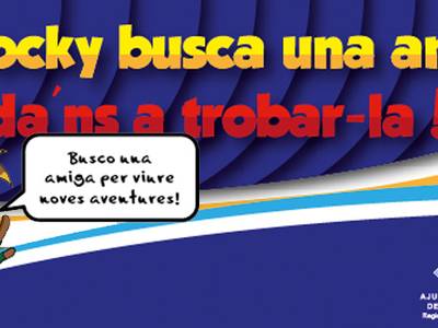 El Club Xic 's convoca un concurso de dibujo escolar para encontrar una amiga por la mascota Rocky