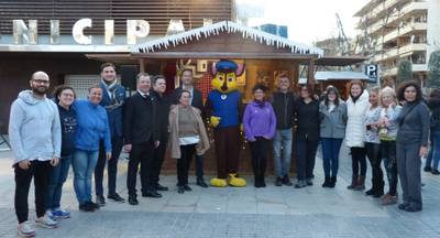 El 'Salou Christmas Village' abre sus puertas con animación, chocolate caliente y la visita del Tió Traginer