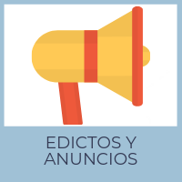 Edictos y anuncios